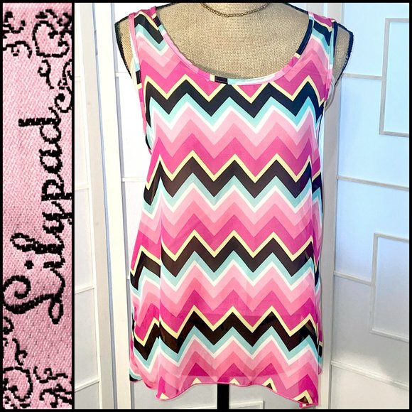 Lilypad Back Bow Semi-Sheer Tank - Picture 12 of 14